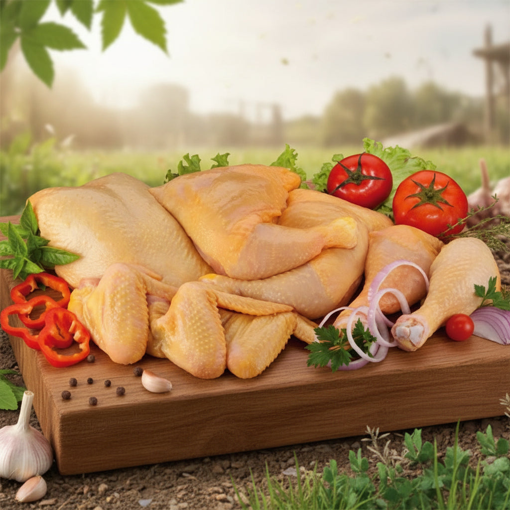 Pollo campesino despresado